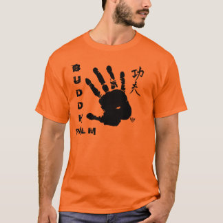 T-shirt de PAUME de BOUDDHA par la grange de Joe