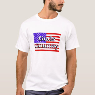 T-shirt de pays de dieux