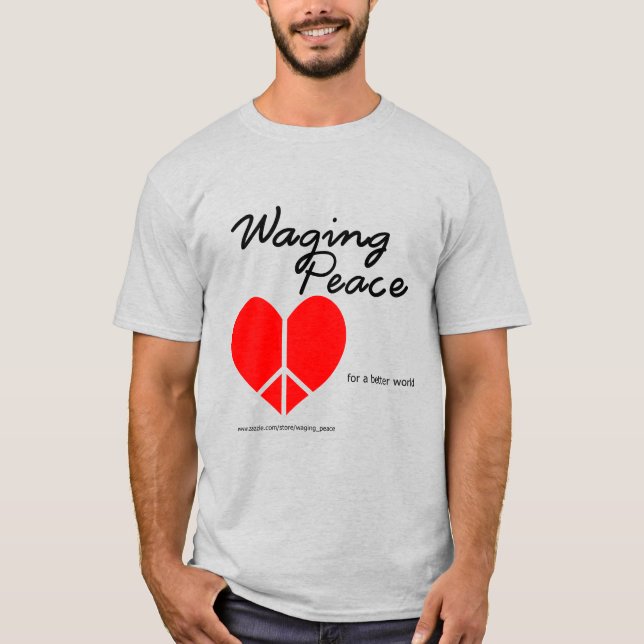 T-shirt de Peace Heart (Devant)