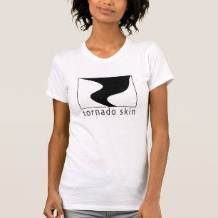 T-shirt de peau de la tornade des femmes