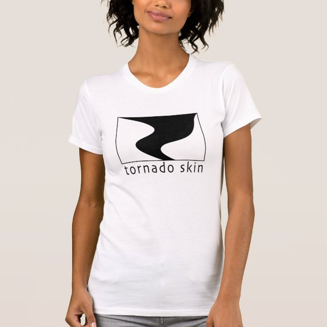T-shirt de peau de la tornade des femmes (Devant)
