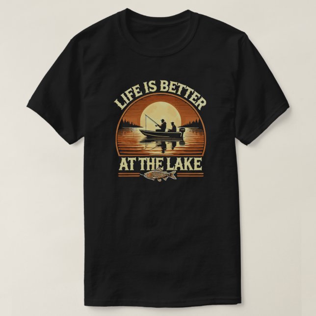 T-Shirt de pêche (Design devant)