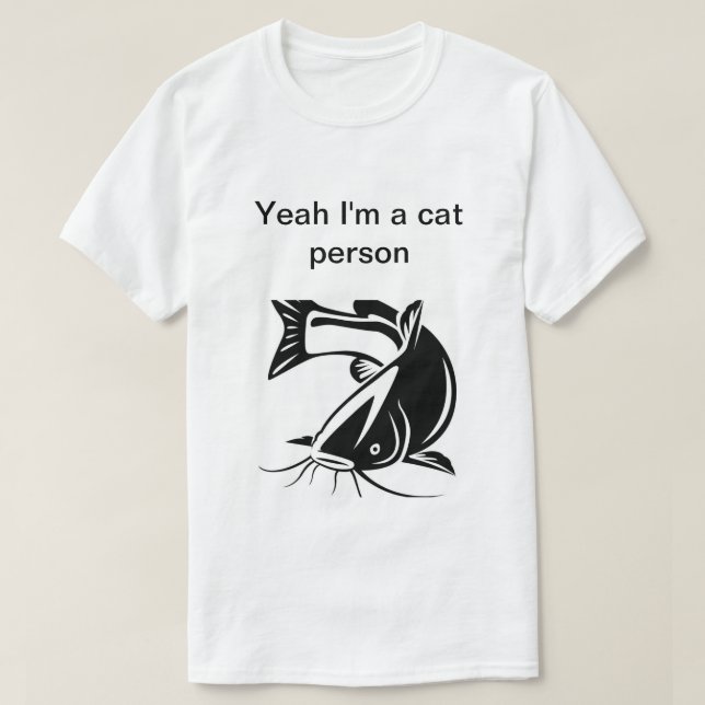 t-shirt de pêche à la catfish (Design devant)