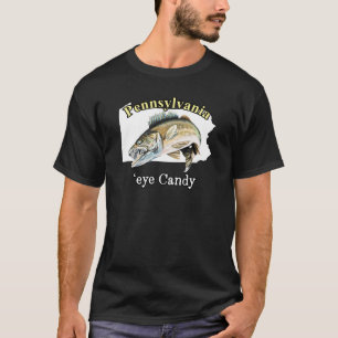 T-shirt de pêche à l'oeil de la Pennsylvanie