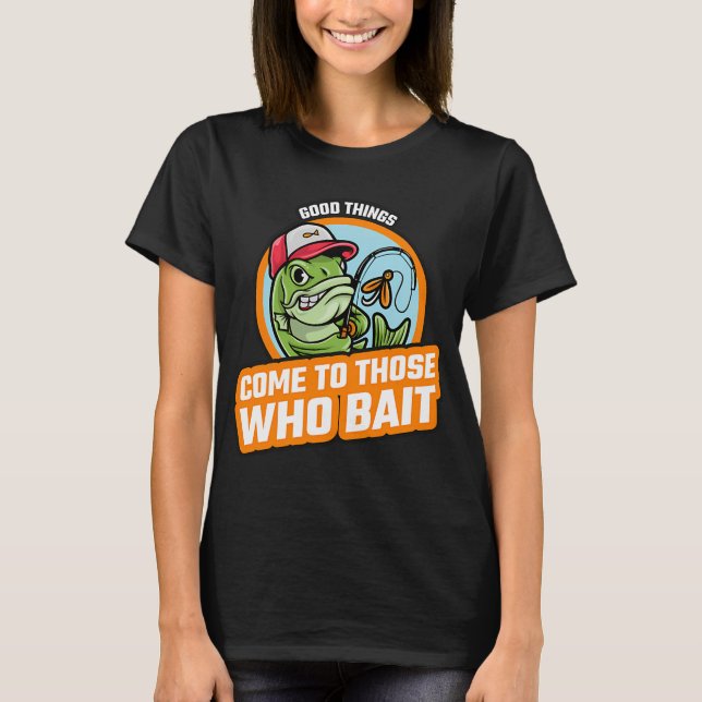 T-shirt de pêche bonnes choses (Devant)