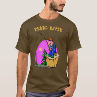 T-shirt de pêche de la rivière Pearl