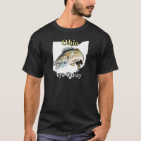 T-shirt de pêche de l'Ohio 'Eye Candy Funny Walley