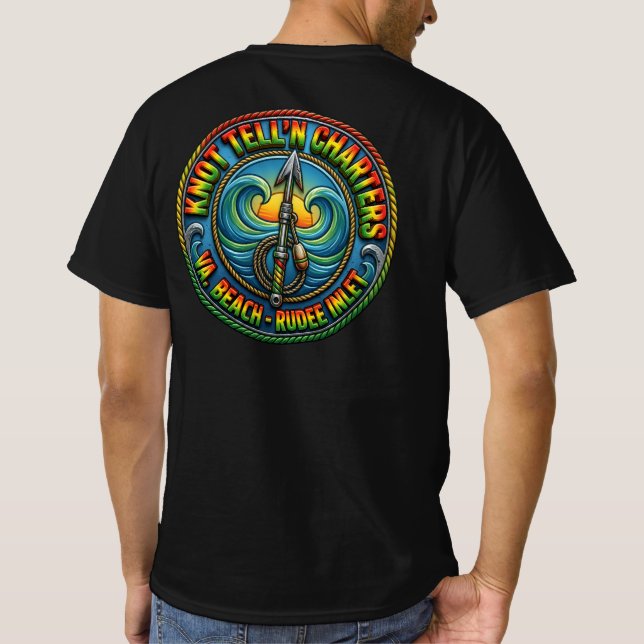 T-Shirt de pêche Rasta Vibes (Dos)