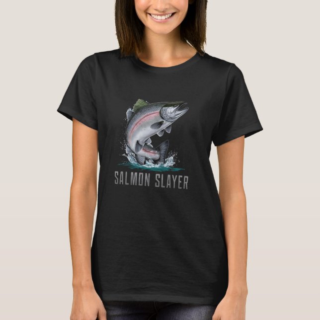 T-shirt de pêche saumon (Devant)