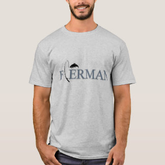 T-Shirt de pêcheur – Illustration classique pour a