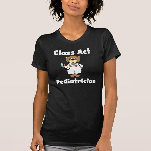 T-shirt de pédiatre d'acte de classe d'ours (Devant)