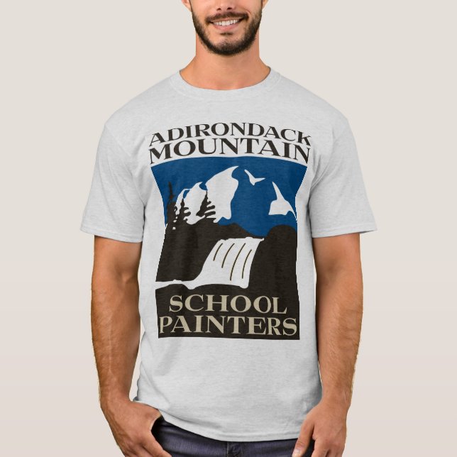 T-shirt de peintres d'école de montagne (Devant)