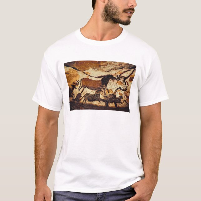 T-shirt de peinture de caverne (Devant)