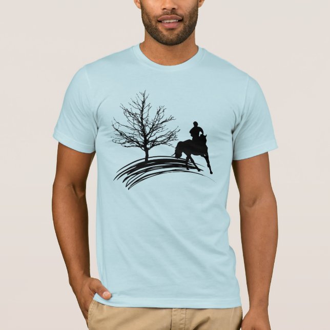 T-shirt de peinture de cheval (Devant)