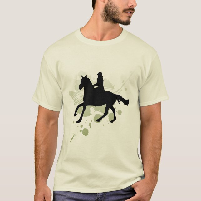 T-shirt de peinture de cheval (Devant)