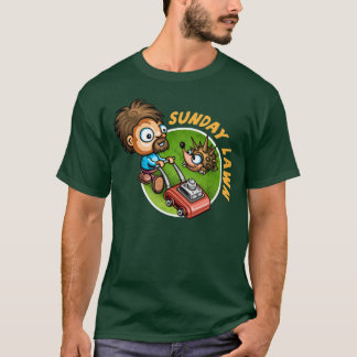 T-shirt de pelouse de dimanche
