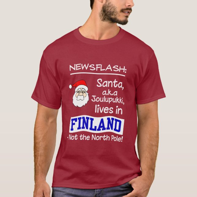 T-shirt de Père Noël (Devant)