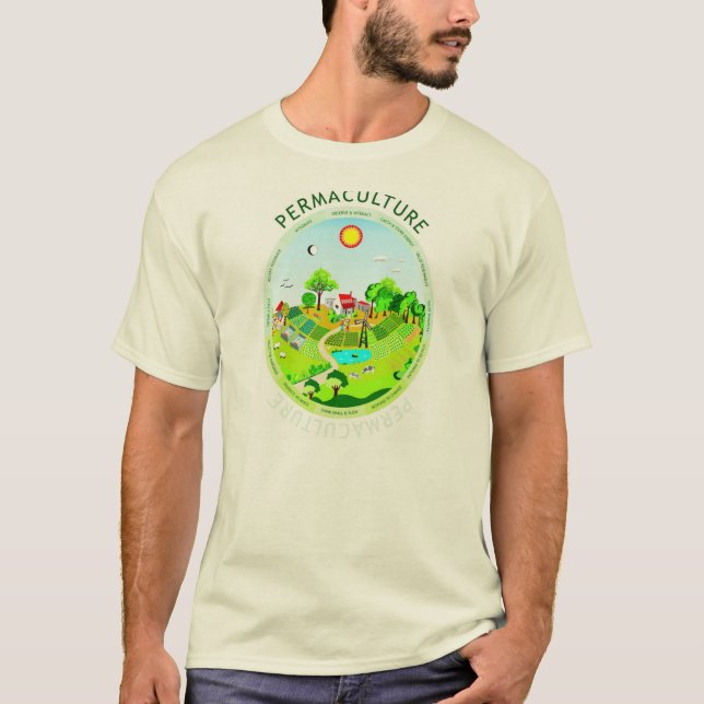 T-shirt de Permaculture (Devant)