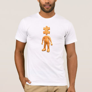T-shirt de personne de puzzle