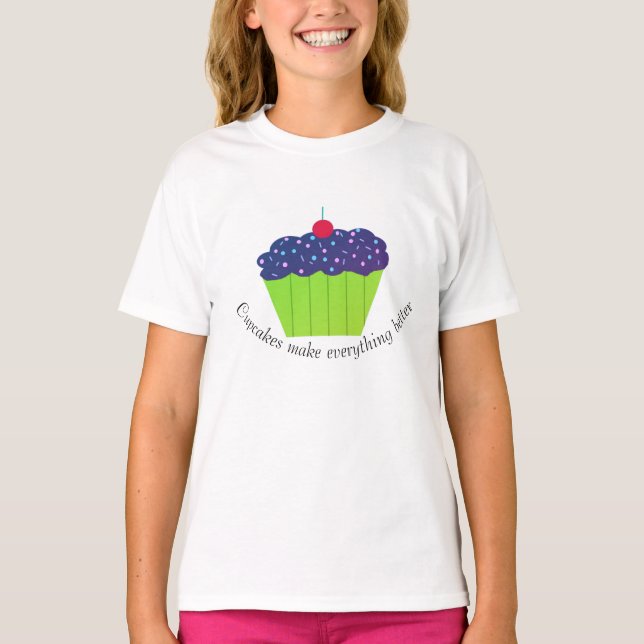 T-shirt de petit gâteau (Devant)