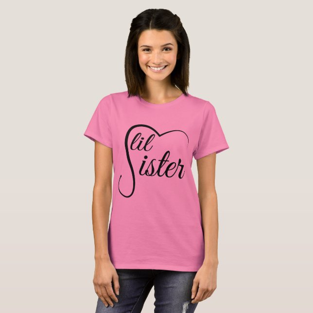 T-shirt de petite soeur (Devant entier)