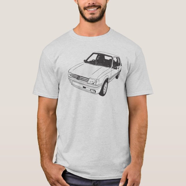 T-shirt de Peugeot 205 GTi (Devant)
