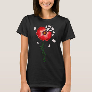 T-shirt De peur que nous oublions le soldat de la Fleur de