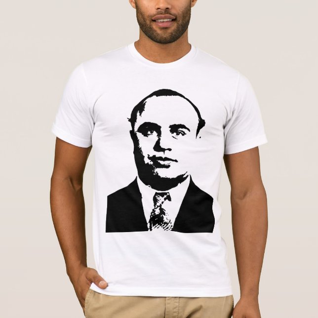 T-shirt de photo d'Al Capone (Devant)
