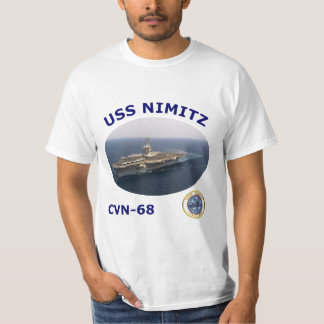 T-shirt de photo de CVN 68 USS Nimitz