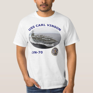 T-SHIRT DE PHOTO DE CVN 70 USS CARL VINSON