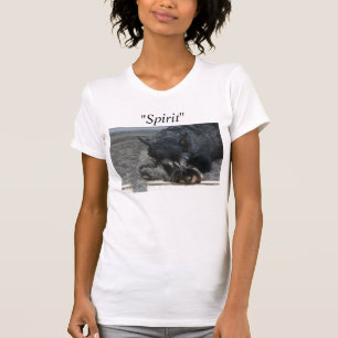 T-shirt de photo de Schnauzer standard de "esprit"