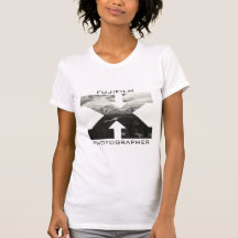 T-shirt de photographe de Fujifilm X de la femme