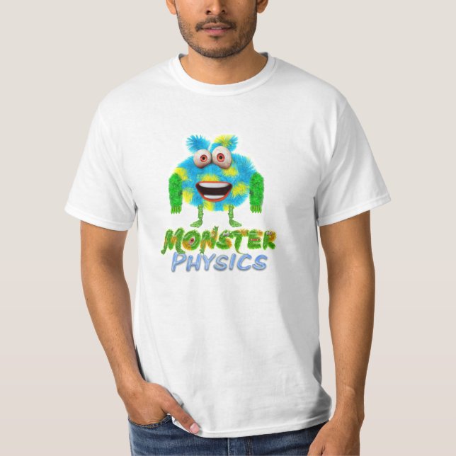 T-shirt de physique de monstre (Devant)