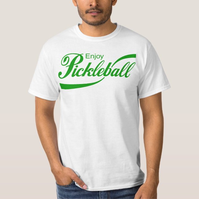 T-shirt de Pickleball des hommes : "Appréciez (Devant)