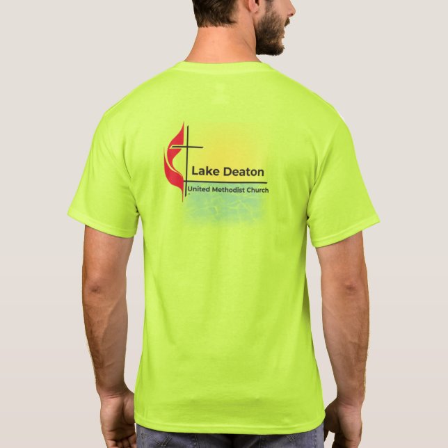 T-Shirt de Pickleball des Mens du lac Deaton (Dos)