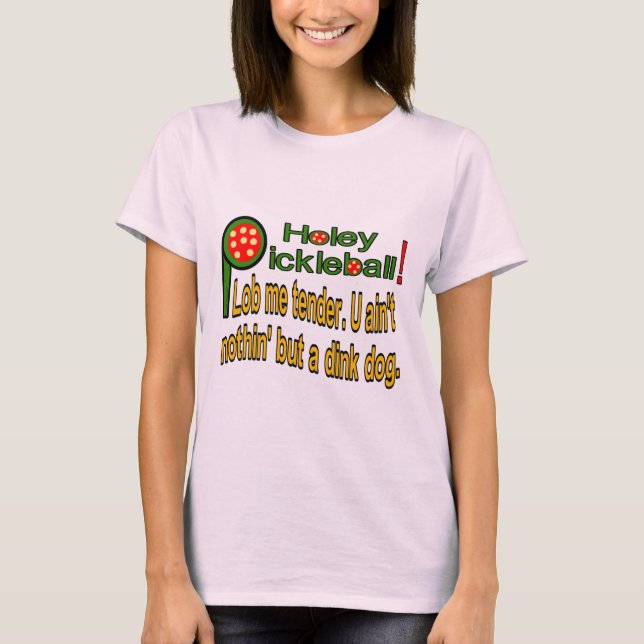T-shirt de pickleball féminin (Devant)
