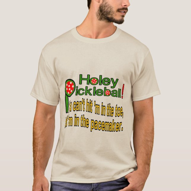 t-shirt de pickleball humoristique (Devant)