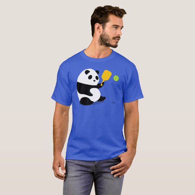 T-shirt de Pickleball : "Panda de Pickleball " (Devant entier)