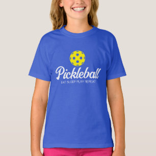 T-shirt de pickleball pour filles pour enfants spo