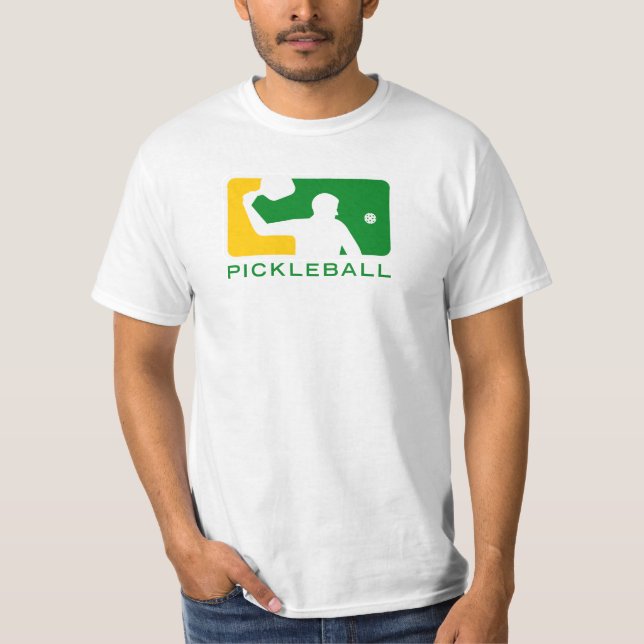 T-shirt de Pickleball : Sports (vert/blanc) (Devant)
