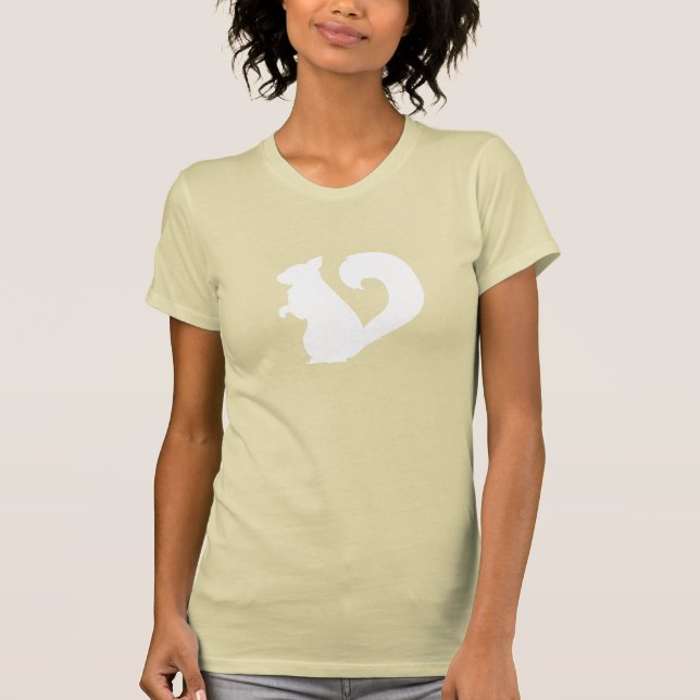 T-shirt de pictogramme d'écureuil (Devant)