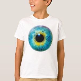 T-shirt de pièce en t de l'oeil I de globe