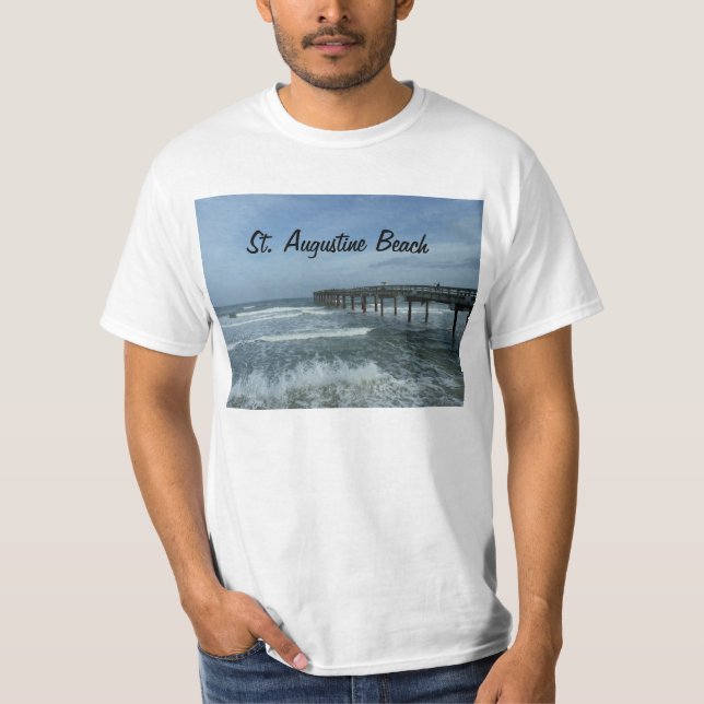 T-shirt de pilier de la Floride FL de plage de St (Devant)