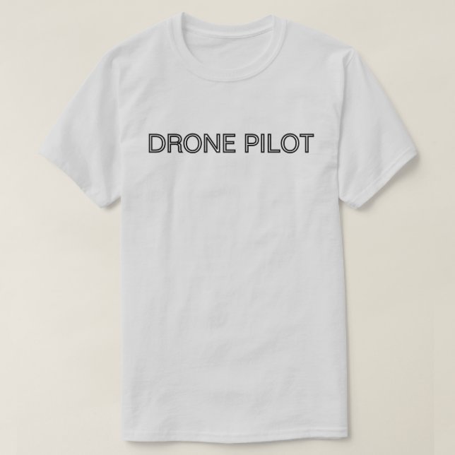 T-Shirt de pilote de drone (Design devant)