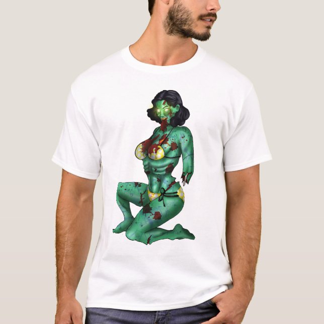 T-shirt de Pin- de zombi (Devant)