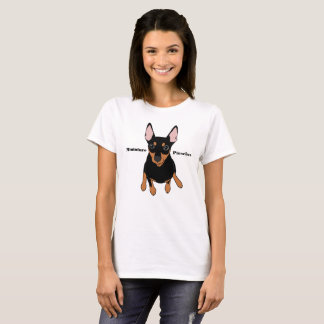 T-shirt de Pinscher miniature de Pin de minute