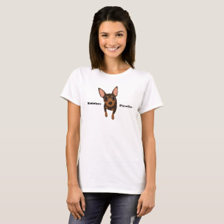 T-shirt de Pinscher miniature de Pin de minute de