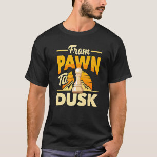T-shirt De Pion À Pusk Chess Grand Maître Gambit Pawns R