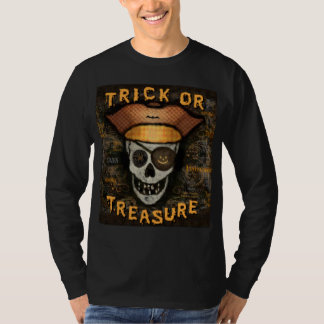 T-shirt de pirate de Halloween de des bonbons ou