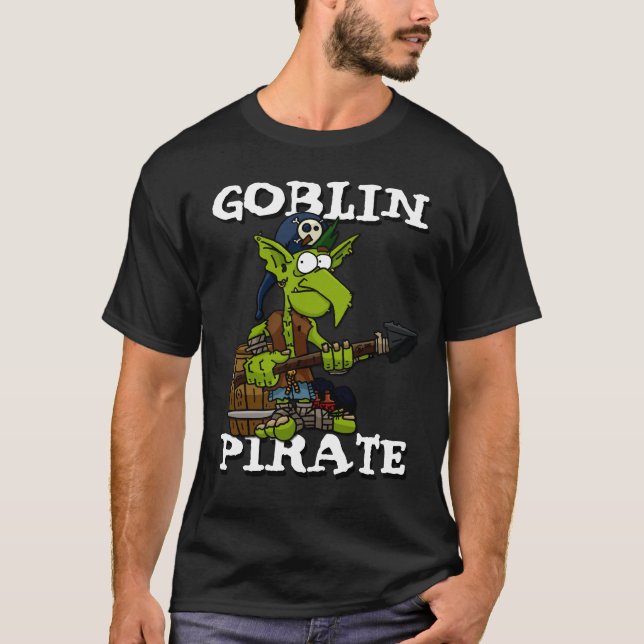 T-shirt de pirate de lutin (Devant)